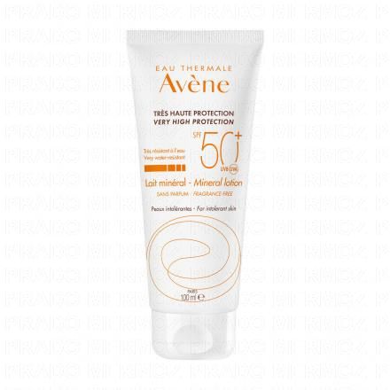 AV&Egrave;NE Lait mineral solaire SPF50+ tube 100ml