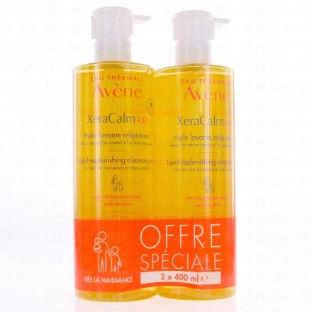 AV&Egrave;NE Xeracalm A.D huile lavante relipidante (lot 2 x 400ml)