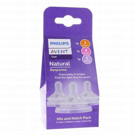 AVENT Natural T&eacute;tines Mix & Match x3 Unit&eacute;s