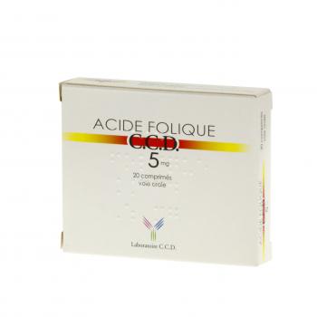 Acide folique ccd 5 mg