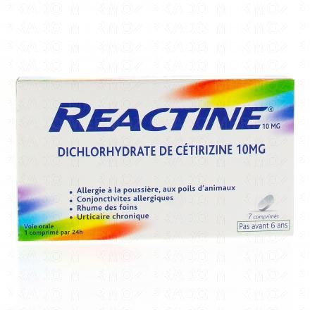 Réactine 10 mg