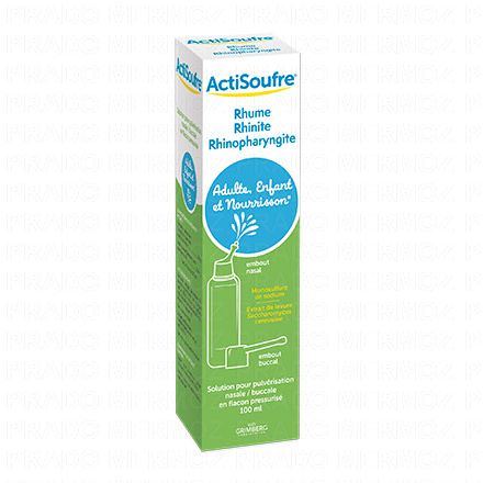 ACTISOUFRE Spray Nasal Rhume Rhinites