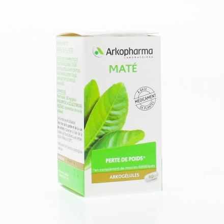 ARKOPHARMA Arkogelules - Mat&eacute; (pilulier de 60 g&eacute;lules)