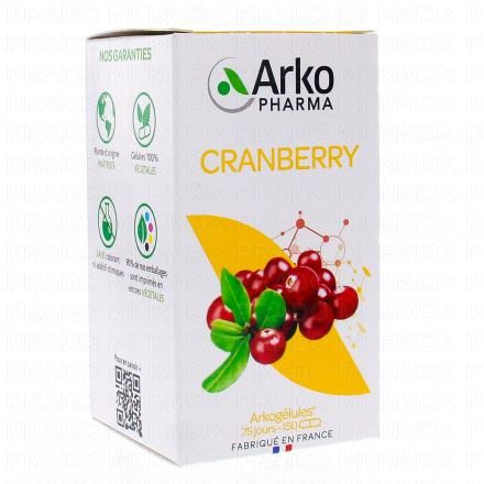 ARKOPHARMA Arkog&eacute;lules - Cranberry (bo&icirc;te 150 g&eacute;lules)