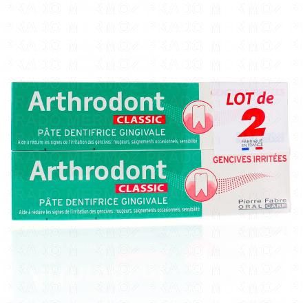 Arthrodont Classic - Pâte dentifrice gingivale (2 tubes x 75ml)