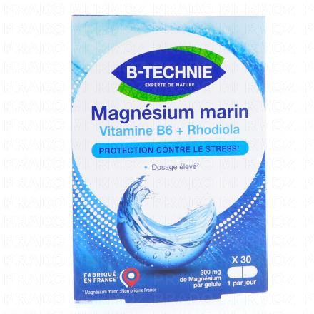 B-TECHNIE Magnésium Marin + B6 + Rhodiola (30 gélules)