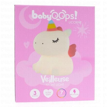 AGETI BABYOOPS Veilleuse Enfants (licorne)