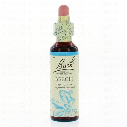 FLEURS DE BACH Original n&deg;03 Beech fleur de bach flacon compte-gouttes 20ml