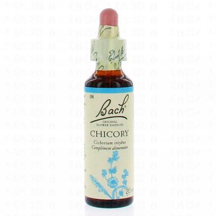 FLEURS DE BACH Original n&deg;08 Chicory fleur de bach flacon compte-gouttes 20ml