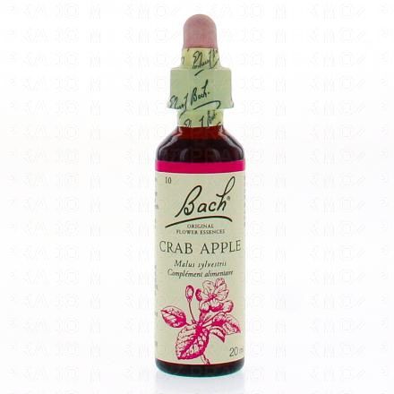 FLEURS DE BACH Original n&deg;10 Crab apple fleur de bach flacon compte-gouttes 20ml