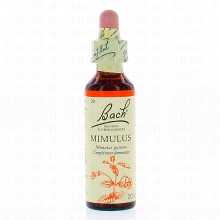 FLEURS DE BACH Original n&deg;20 Mimulus fleur de bach flacon compte-gouttes 20ml