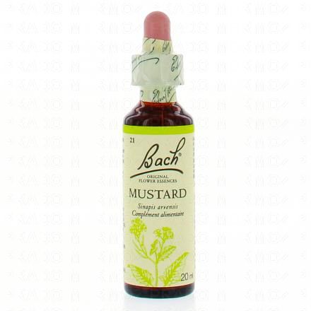 FLEURS DE BACH Original n&deg;21 Mustard fleurs de bach flacon 20ml