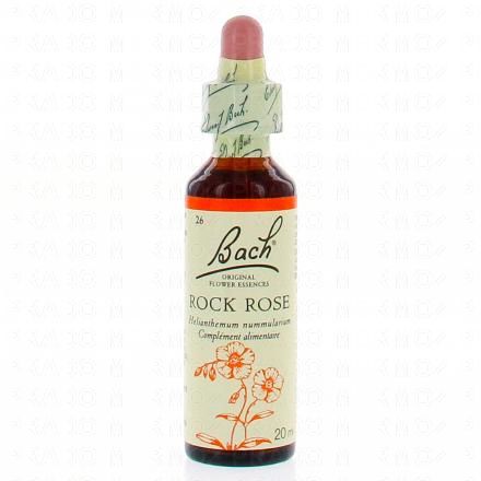 FLEURS DE BACH Original n&deg;26 Rock rose (h&eacute;lianth&egrave;me) fleurs de bach flacon 20ml
