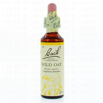 FLEURS DE BACH Original n&deg;36 Wild oat fleur de bach flacon compte-gouttes 20ml