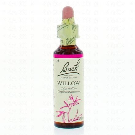 FLEURS DE BACH Original n&deg;38 Willow fleur de bach flacon compte-gouttes 20ml
