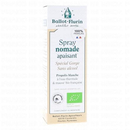 BALLOT FLURIN Spray Nomade Apaisant Sp&eacute;cial Gorge 15ml