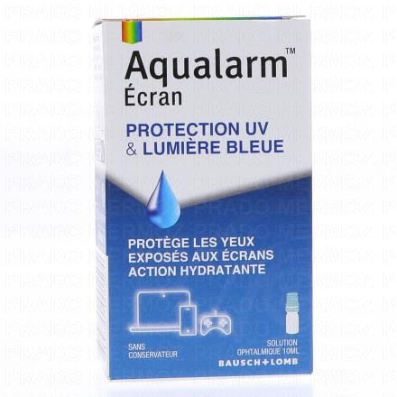 BAUSCH & LOMB Aqualarm Ecran - Collyre Protection UV et Lumière Bleue 10ml