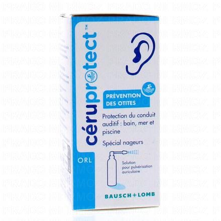 CERUPROTECT Audition - Solution auriculaire pr&eacute;vention otites 10ml BAUSCH & LOMB