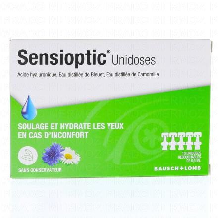 BAUSCH & LOMB Sensioptic - lubrification des yeux et des paupières (10 unidoses)