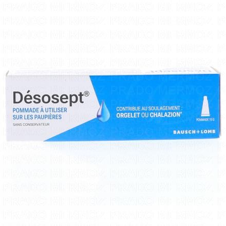 BAUSH & LOMB Désosept Pommade orgelet ou de chalazion 15g