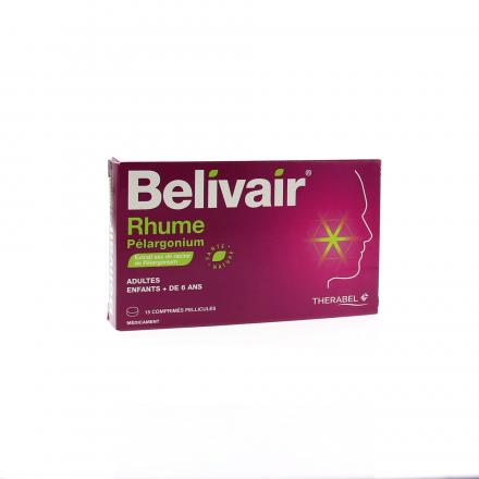 BELIVAIR Rhume pélargonium 15 comprimés pelliculés