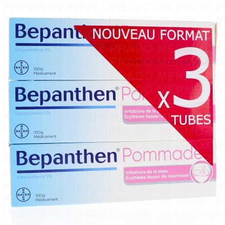 BEPANTHEN 5 % Pommade (lot de 3 x 100g)