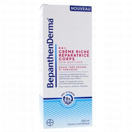 BEPANTHEN Derma - Cr&egrave;me riche r&eacute;paratrice corps (tube 200ml)