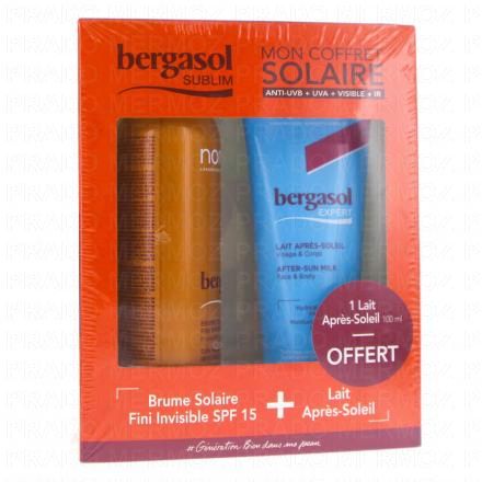 BERGASOL Coffret Sublim Brume SPF15 + et Lait Après Soleil 100ml