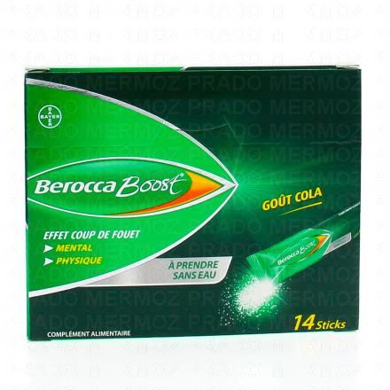 BEROCCA Boost absorption rapide (boite de 14 sticks gout cola)