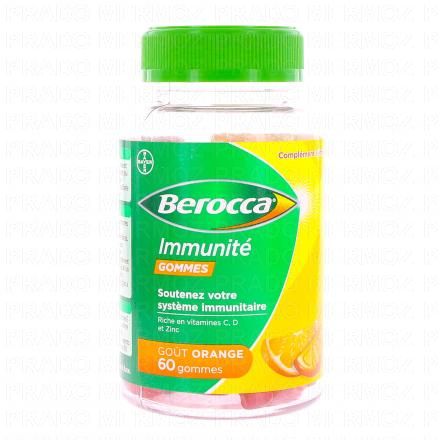 BEROCCA Immunit&eacute; - Go&ucirc;t Orange 60 gommes