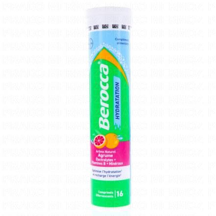 BERROCA Hydratation Agrumes x16 comprim&eacute;s effervescences