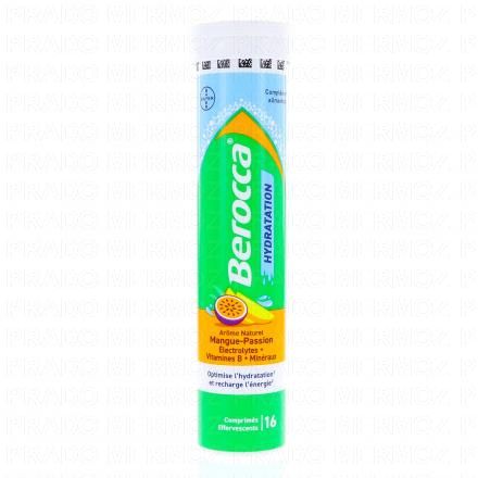 BERROCA Hydratation Mangue Passion x16 comprim&eacute;s effervescences