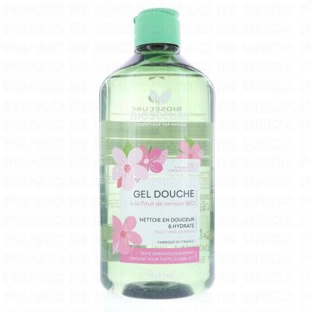 BIO SECURE Gel douche à la fleur de cerisier bio 500ml