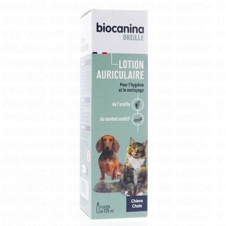 BIOCANINA Oreille - Lotion Auriculaire Chiens et Chats 135ml