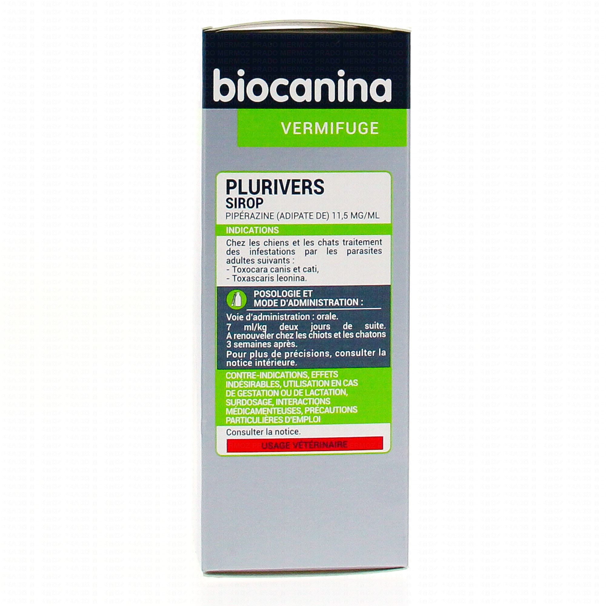 Biocanina Plurivers Sirop Flacon 90ml Pharmacie En Ligne Prado Mermoz