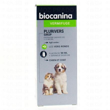 BIOCANINA Vermifuge - Plurivers sirop flacon 90ml