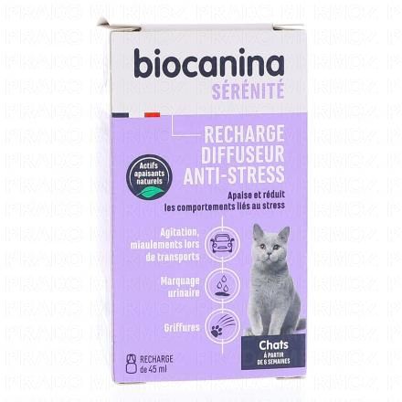 BIOCANINA S&eacute;r&eacute;nit&eacute; - Recharge pour diffuseur anti-stress 45ml x1