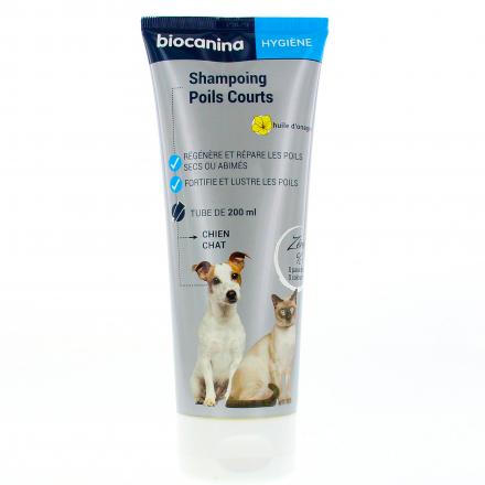 BIOCANINA Shampoing poils courts tube 200 ml