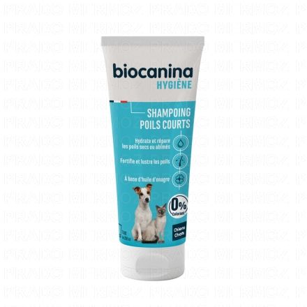 BIOCANINA Hygiène - Shampooing poils courts tube 200 ml