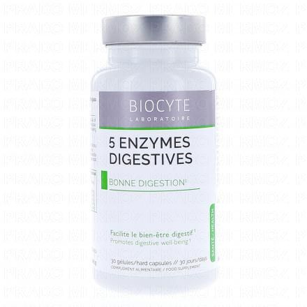 BIOCYTE 5 enzymes digestives 30 gélules