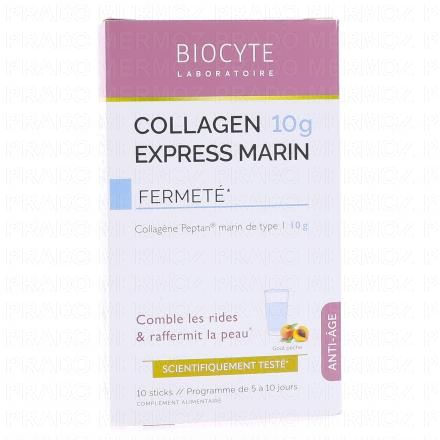 BIOCYTE Collagen express marin Fermet&eacute; bo&icirc;te 10 sticks