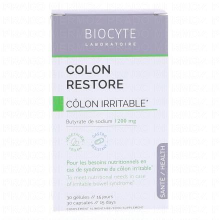 BIOCYTE Colon Restore 30 g&eacute;lules