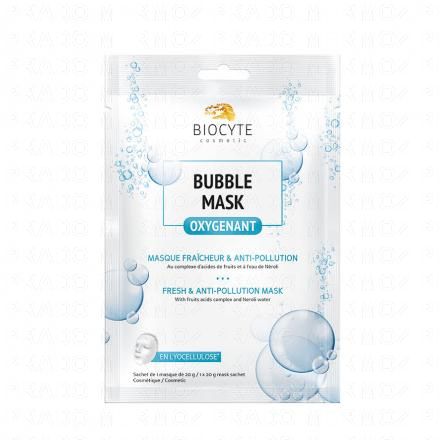 BIOCYTE Cosm&eacute;tique - Bubble mask oxygenant 1 masque de 20g