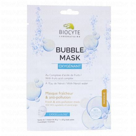 BIOCYTE Cosmétique - Bubble mask oxygenant 1 masque de 20g
