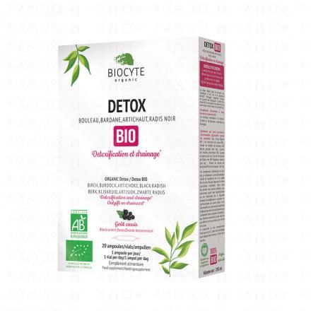 BIOCYTE Bio - D&eacute;tox Bio 20 ampoules