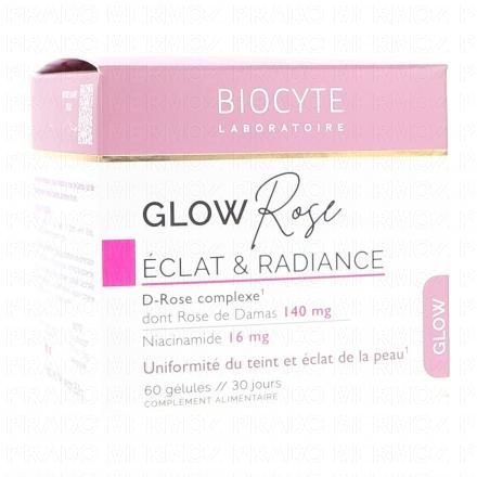 BIOCYTE Glow Rose Eclat & Radiance x60 g&eacute;lules