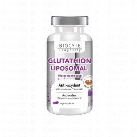 BIOCYTE Longevity anti-oxydants - Glutathion Liposomal 30 g&eacute;lules