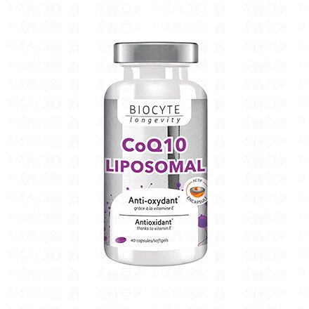 BIOCYTE Longevity Anti-Oxydant - CoQ10 liposomal 40 capsules