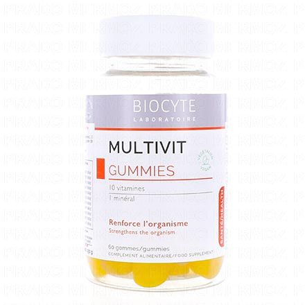 BIOCYTE Longevity Energie & Vitalit&eacute; - Multivit Gummies 60 gommes