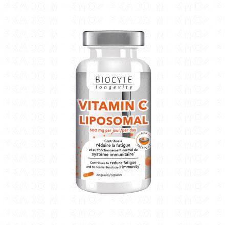 BIOCYTE Longevity Energie & Vitalit&eacute; - Vitamin C Liposomal (30 g&eacute;lules)